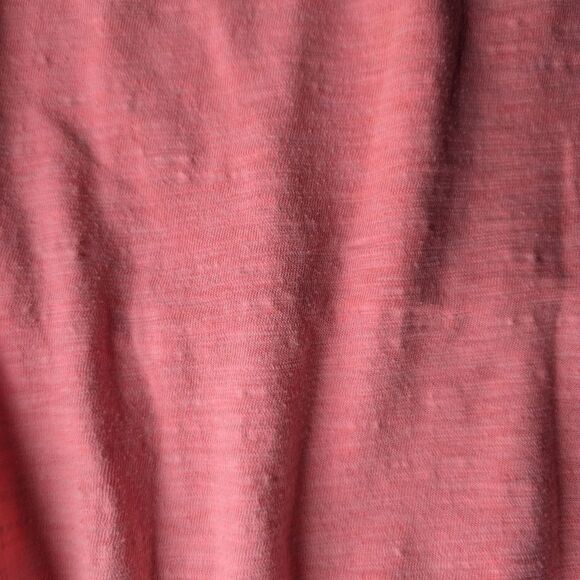 Gap Pink Cotton Slub Drop Waist T Shirt Sleeveless dress with pockets Medium - Picture 6 of 10